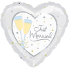 Just Married Heart Balloon in a Box Small Image