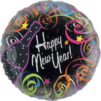 Super Happy New Year balloon