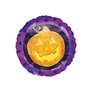 Cheerful Pumpkin Balloon in a Box