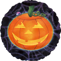 Pumpkin On A Web balloon