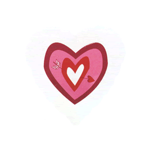 Clear Heart With Arrow Balloon in a Box