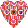 I (Heart) U Flounce  Balloon in a Box Small Image