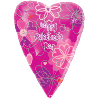 Valentine's Day Flower Pattern balloon