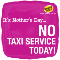 It's Mother's Day No Rides! balloon