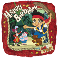 Happy Birthday Jake & the Neverland Pirates balloon
