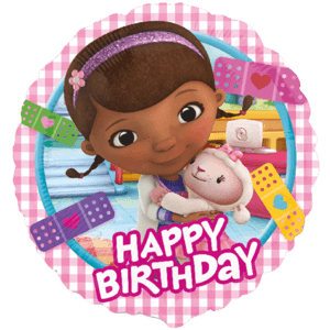 Doc McStuffins Characters Happy Birthday Balloon in a Box