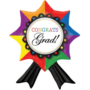Grad Congrats Ribbon Balloon in a Box