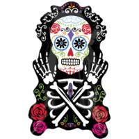 Day Of The Dead Patterned balloon
