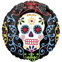 Day Of The Dead Colourful balloon