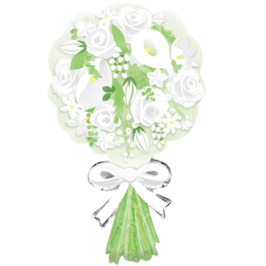 Wedding Bridal Bouquet Balloon in a Box