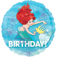 18" Ariel Princess Birthday balloon