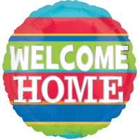 Welcome Home Colourful balloon