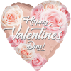 Rose Gold Roses HVD Balloon in a Box Small Image