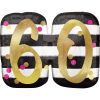 Stripes & Dots 60th Birthday  Balloon in a Box Small Image