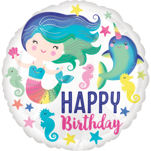Happy Birthday Under the Sea Balloon in a Box
