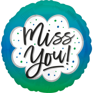 Miss You Ombre Balloon in a Box