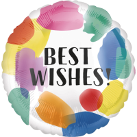 Best Wishes! Swoosh balloon