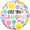 Love You Grandma Smiles Balloon in a Box Small Image