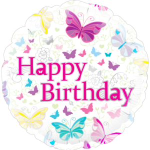 Butterfly Birthday Balloon in a Box
