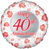 Ruby Rose Anniversary Balloon in a Box Small Image