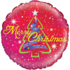 Ribbon Tree Christmas Balloon in a Box Small Image
