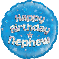 Happy Birthday Nephew Blue balloon