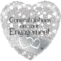Entwined Hearts Engagement balloon