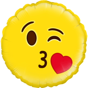 Blow A Kiss Emoji Balloon in a Box
