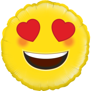 Heart Eyes Emoji Balloon in a Box