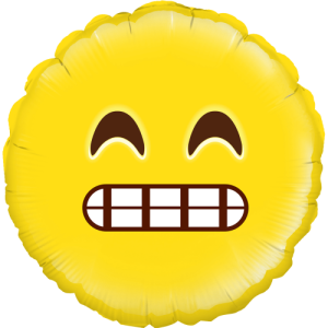 Grin Emoji Balloon in a Box
