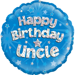 Galactic Greeting Uncle's Birthday Balloon in a Box