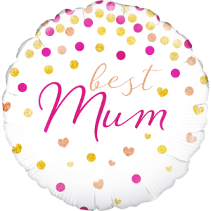 Best Mum Holographic Balloon in a Box
