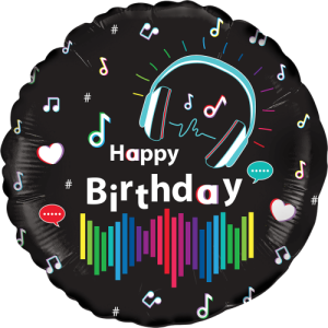 Media Music Birthday Balloon in a Box