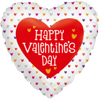 Valentine Mini Hearts balloon