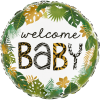 Welcome Baby Jungle  Balloon in a Box Small Image