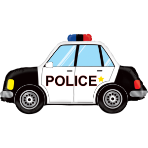 Police Panda Car  Balloon in a Box