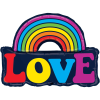 Love Rainbow Balloon in a Box Small Image