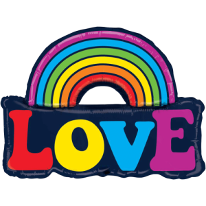 Love Rainbow Balloon in a Box
