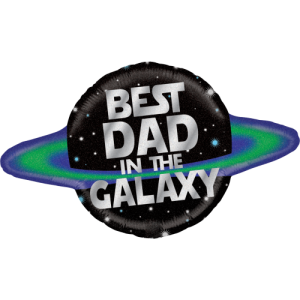 Galactic Best Dad Balloon in a Box