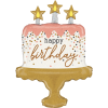 Cake Confetti Holographic Balloon in a Box Small Image