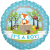 Woodland Baby Boy  Balloon in a Box Small Image