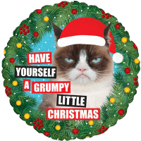 Grumpy Cat® Christmas balloon