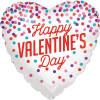 Glittering Valentine Confetti Balloon in a Box Small Image