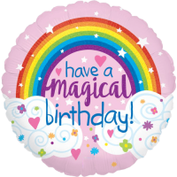 Enchanted Sky Birthday balloon