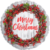 Rustic Christmas Balloon in a Box Small Image