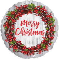 Rustic Christmas balloon