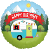 Happy Birthday Camping Balloon in a Box Small Image