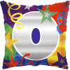 Big Square Zero Balloon in a Box Small Image
