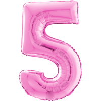 Giant Pink 5 balloon