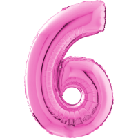 Giant Pink 6 balloon